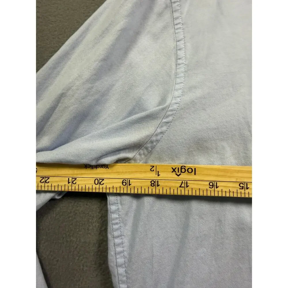 Banana Republic Shirt Mens Medium Light Blue Oxford Button Down‎ Long Sleeve